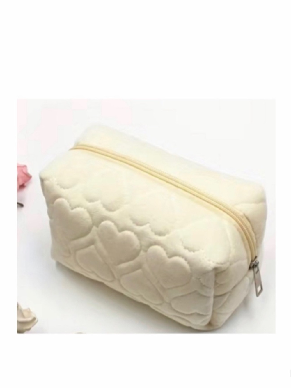 NEW Minimalist Corduroy Cosmetic Bag Soft Travel Makeup Pouch
